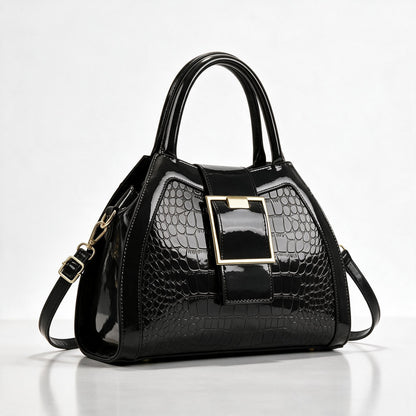 Bellini Structured Handbag - Jet Black