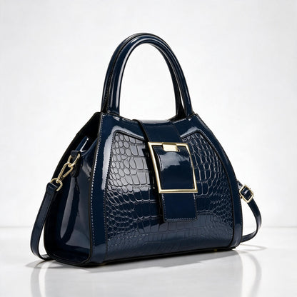 Bellini Structured Handbag - Navy
