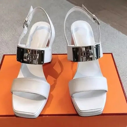 Bellini Padlock Platform Sandals
