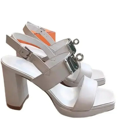 Bellini Padlock Platform Sandals