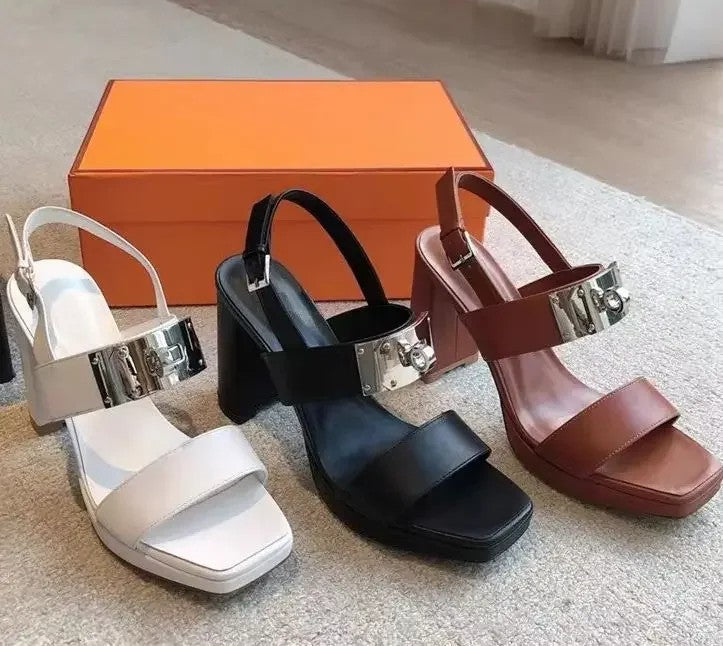 Bellini Padlock Platform Sandals