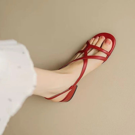 Bellucchi Leather Strappy Sandals