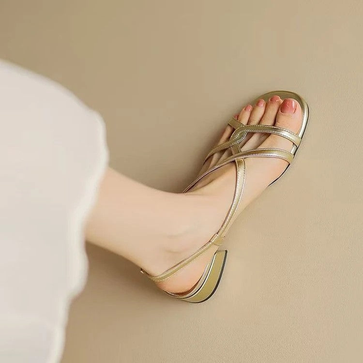 Bellucchi Leather Strappy Sandals