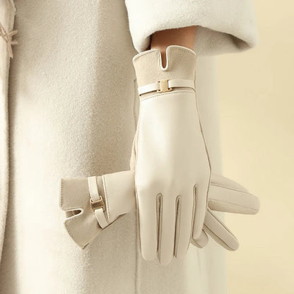 Belluno Leather Gloves - Chantilly