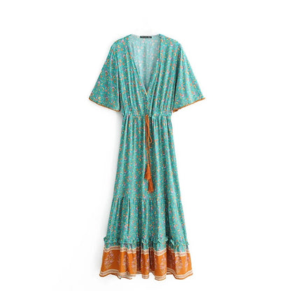 Biarritz Cotton Rayon Maxi Dress