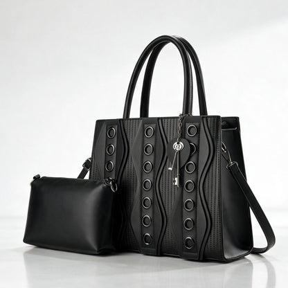 Brescia Structured Handbag - Obsidian