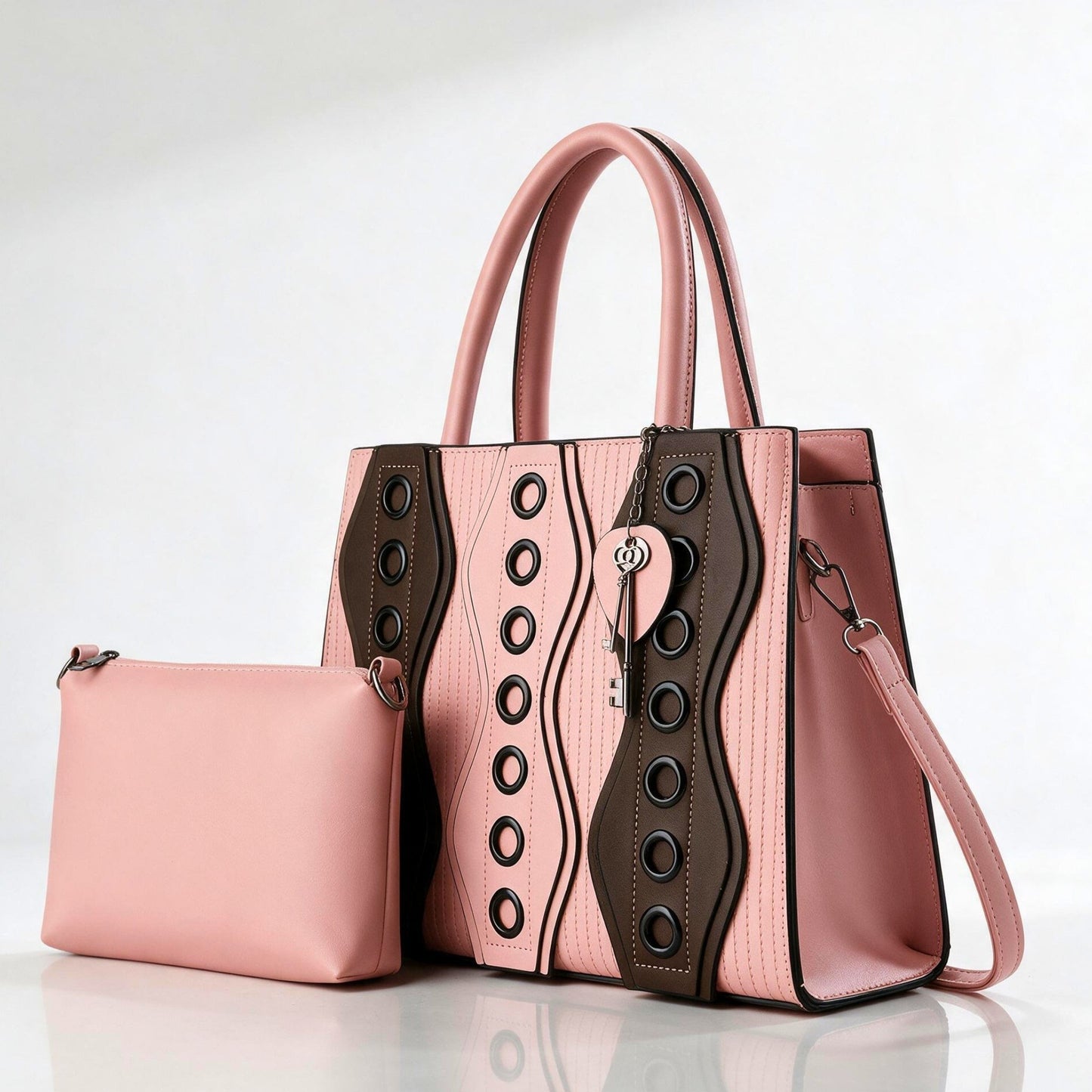 Brescia Structured Handbag - Rose Dust