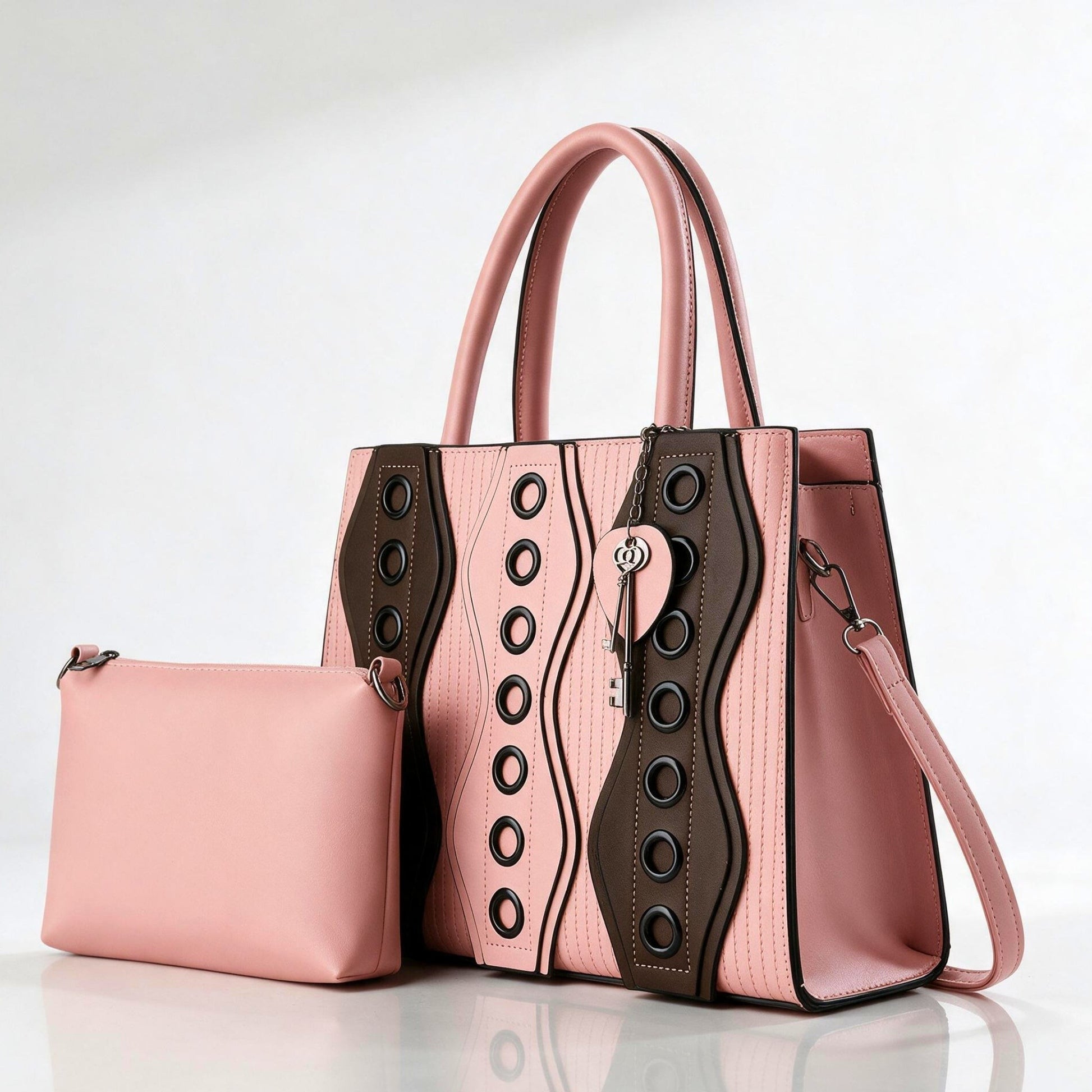 Brescia Structured Handbag - Rose Dust