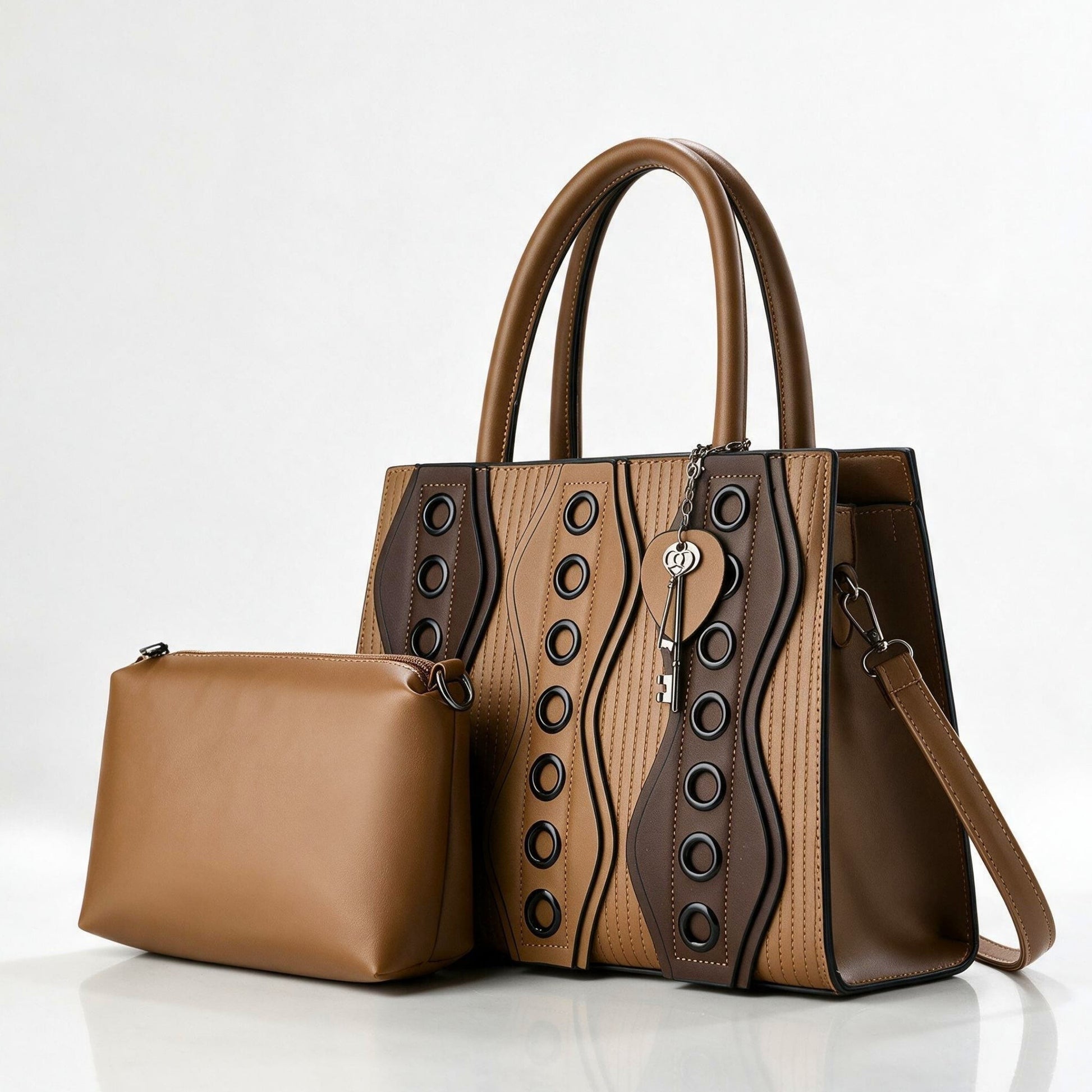Brescia Structured Handbag - Tan