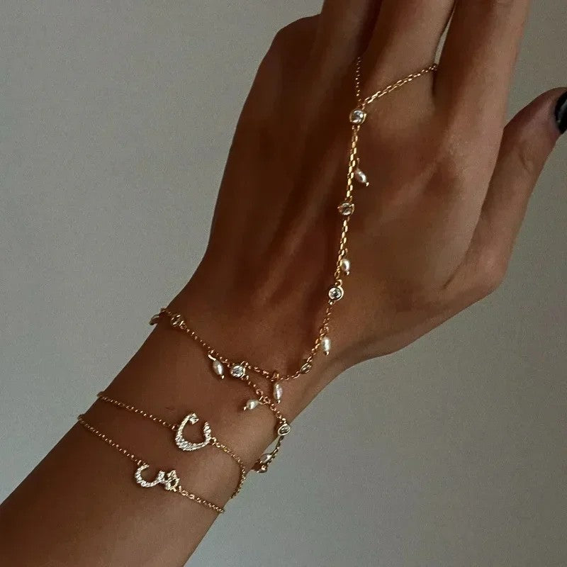 Cascada Pearl Tassel Bracelet