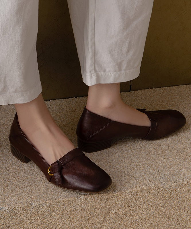 Cadiz Cowhide Leather Flats