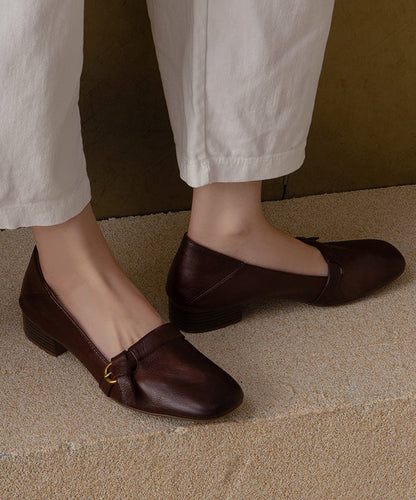 Cadiz Cowhide Leather Flats