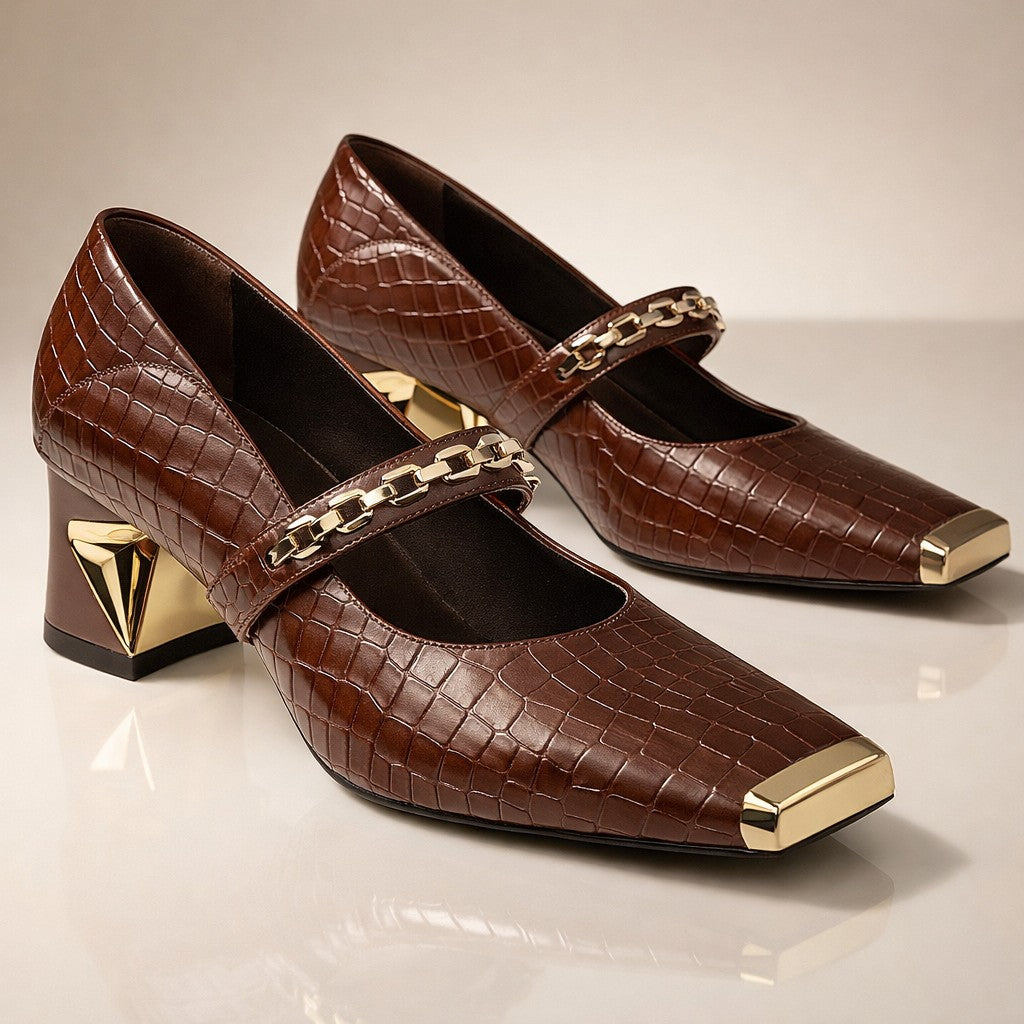 Cadogan Pointed Heels - Espresso