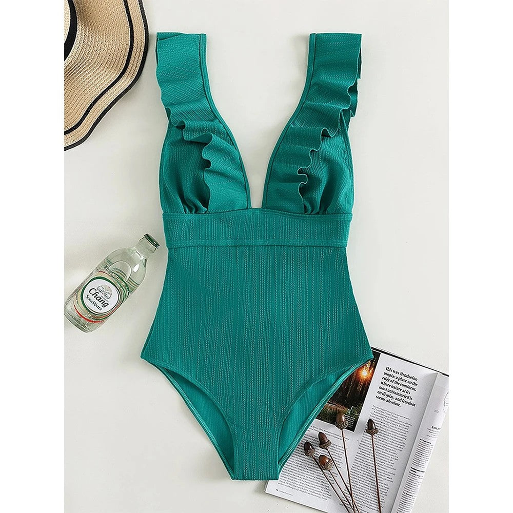 Cannes Ruffle One Piece Swimsuit
