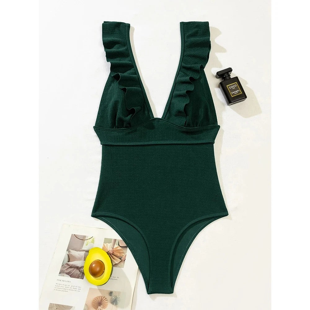 Cannes Ruffle One Piece Swimsuit