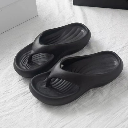 Capri Cloud Flip-Flops - Black