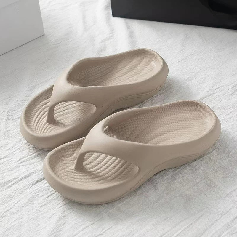 Capri Cloud Flip-Flops - Light Grey