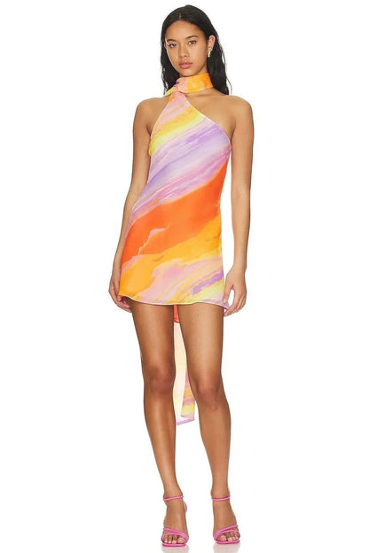 Capri Halter Mini Dress