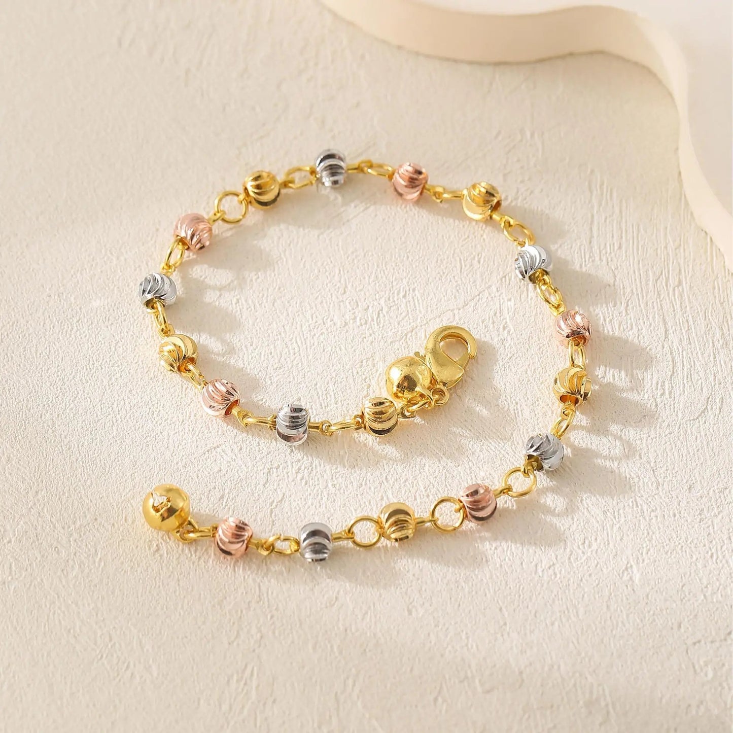 Capri Triple Beaded Bracelet