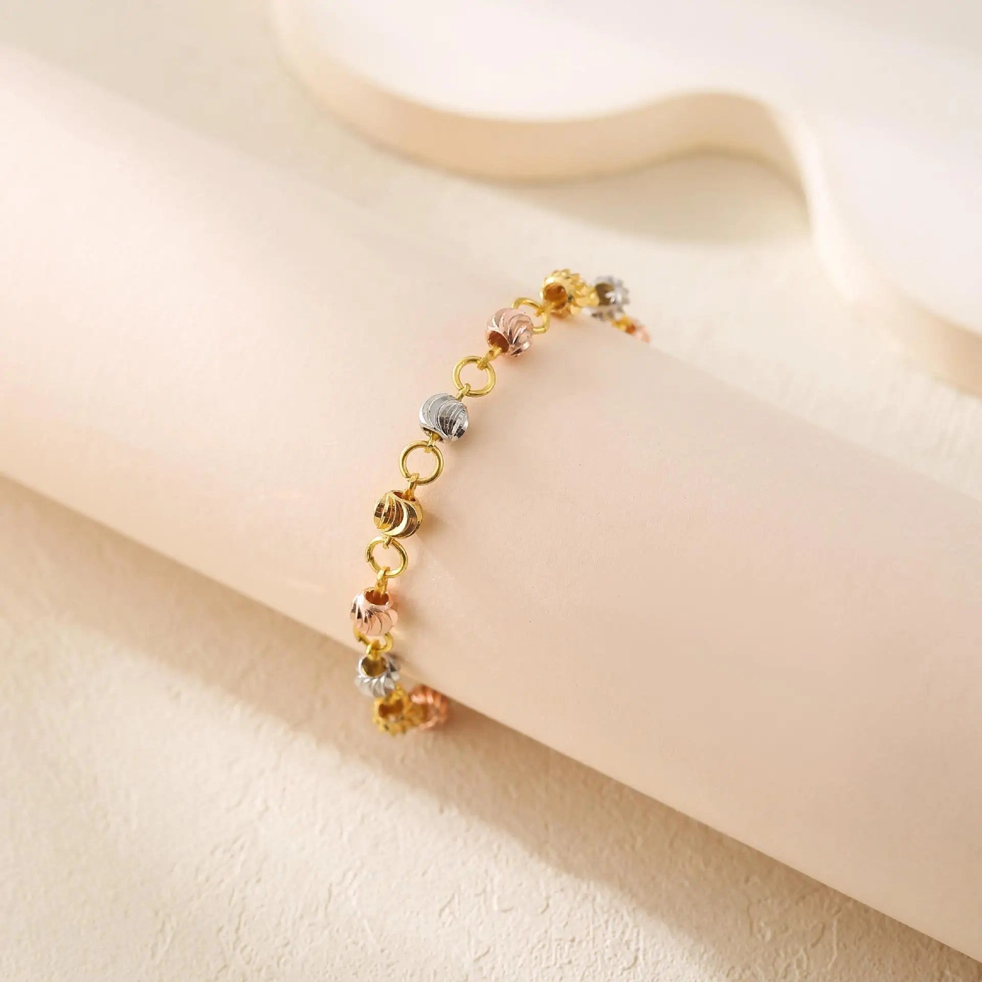 Capri Triple Beaded Bracelet