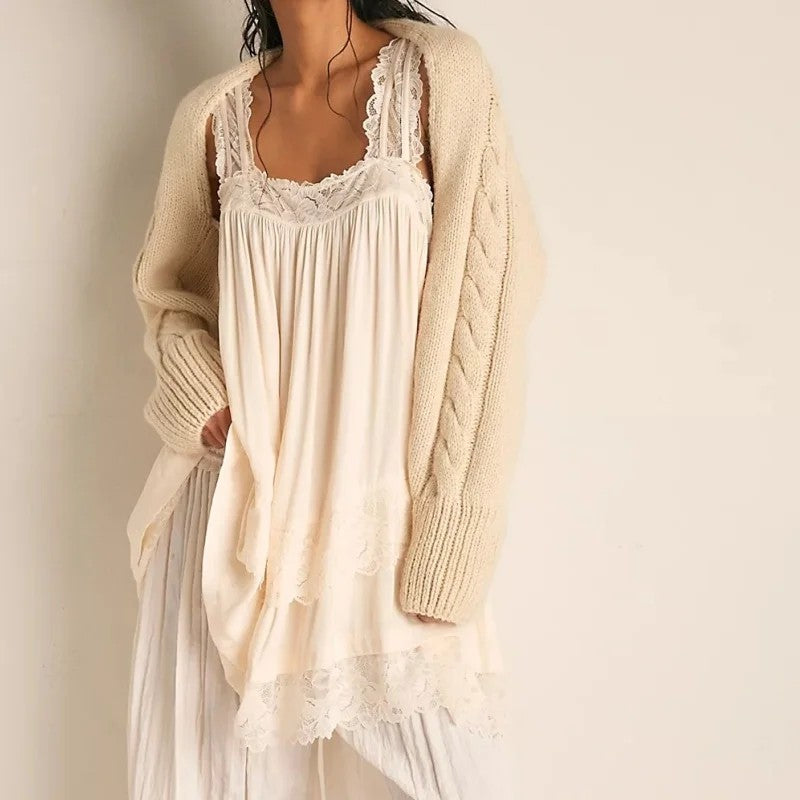 Cassis Lace Mini Dress