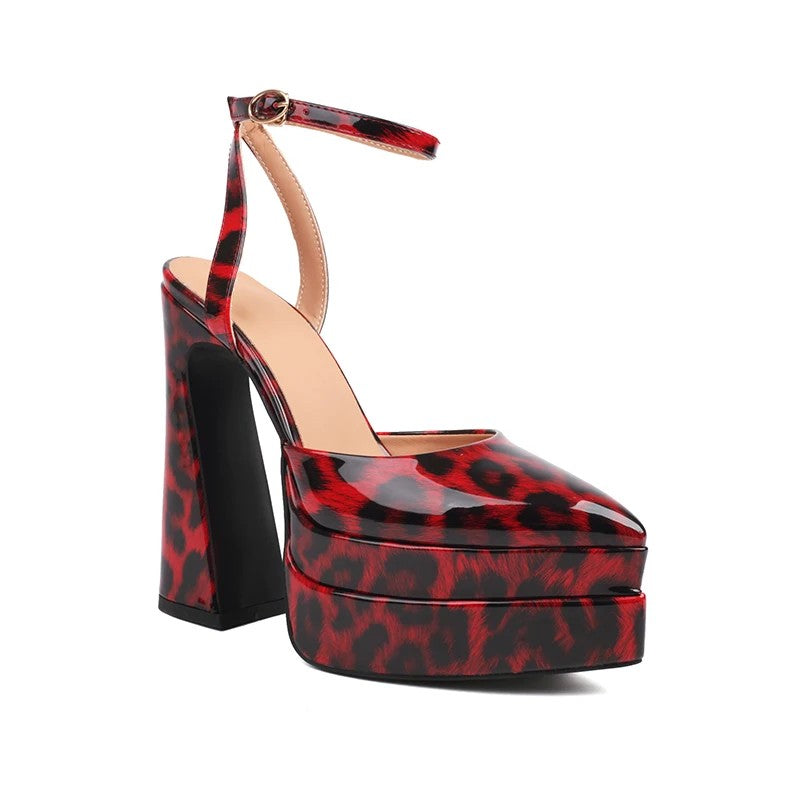 Catania Patent Leather Platform Sandals