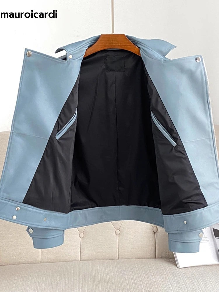 Cavaliere Leather Biker Jacket