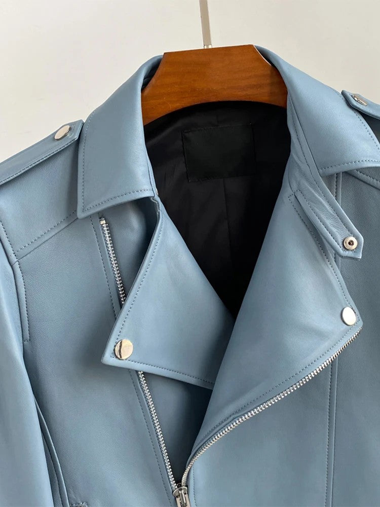 Cavaliere Leather Biker Jacket