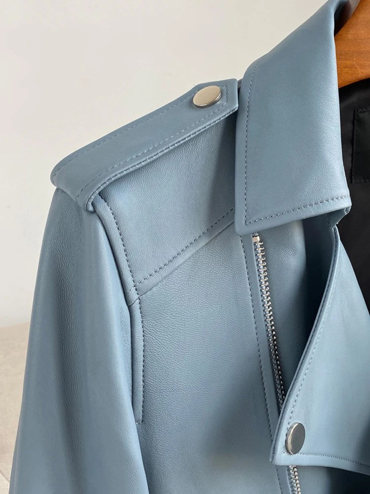 Cavaliere Leather Biker Jacket