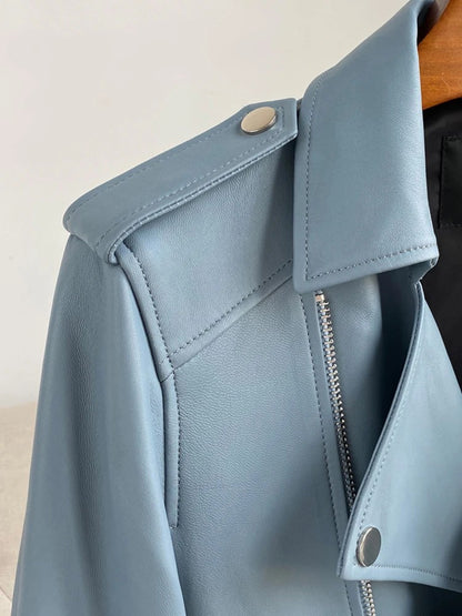 Cavaliere Leather Biker Jacket