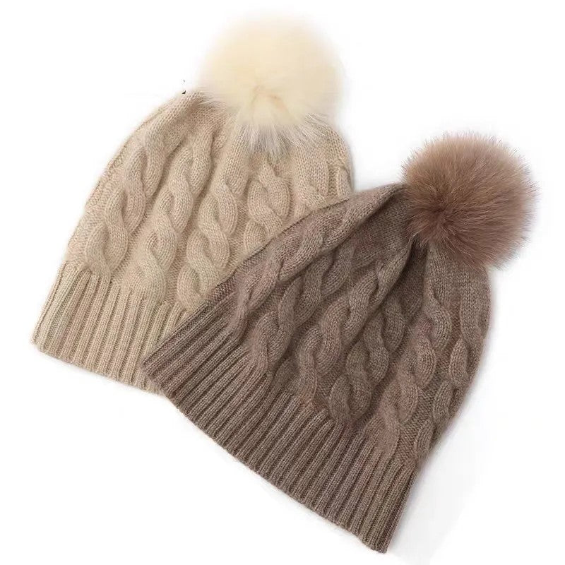 Celeste Merino Wool Cashmere Beanie