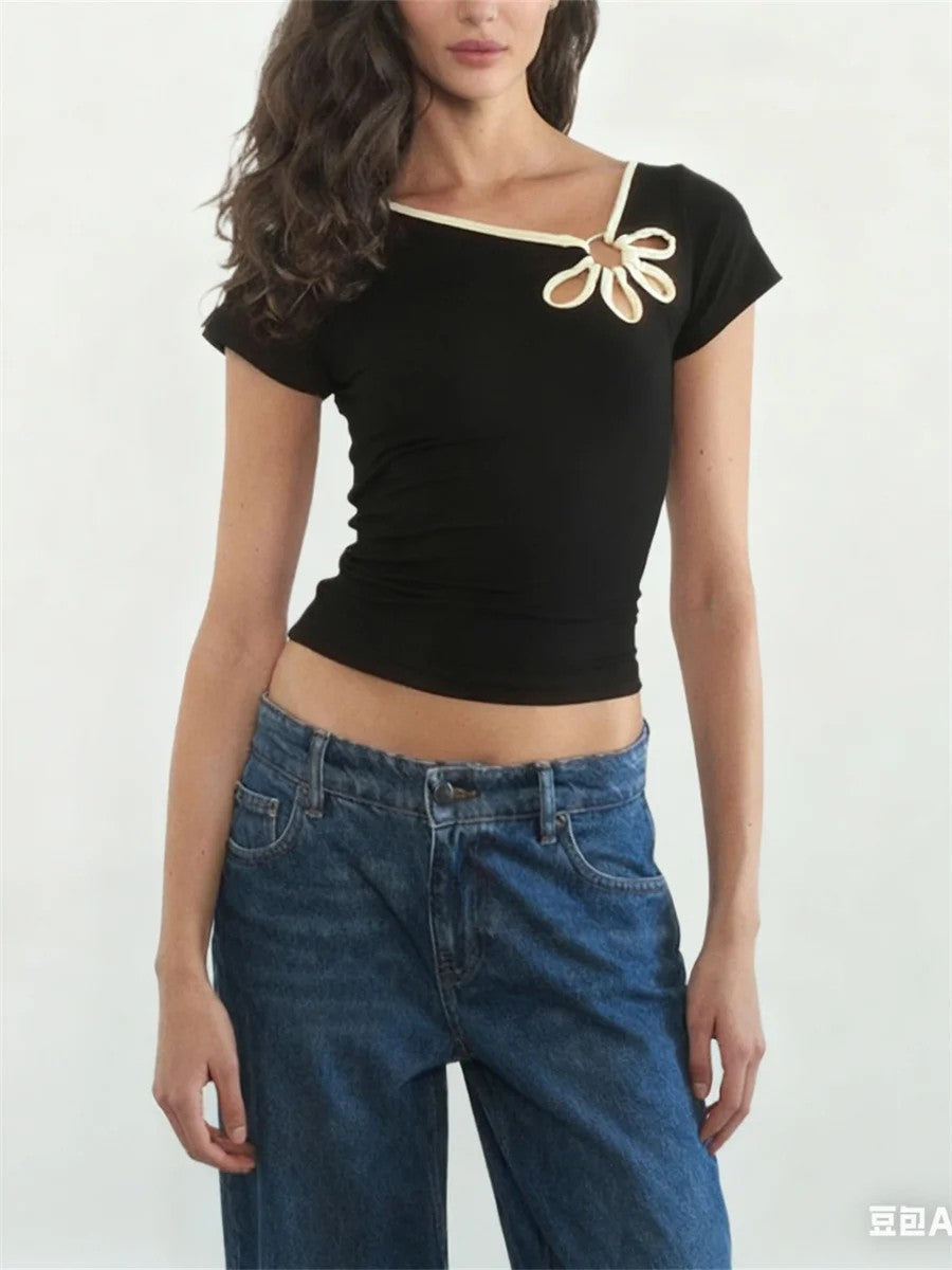 Celestine Flower Ring Top