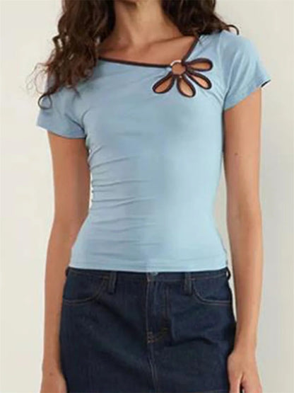 Celestine Flower Ring Top
