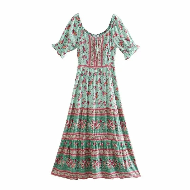 Chanoire Maxi Dress - Sage Green