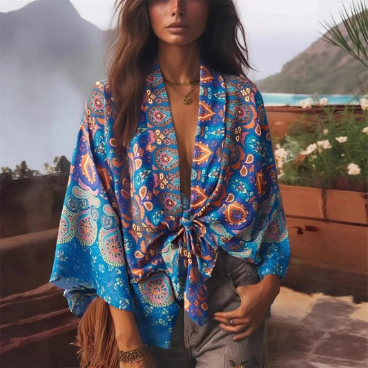 Charente Rayon Kimono Cover-Up