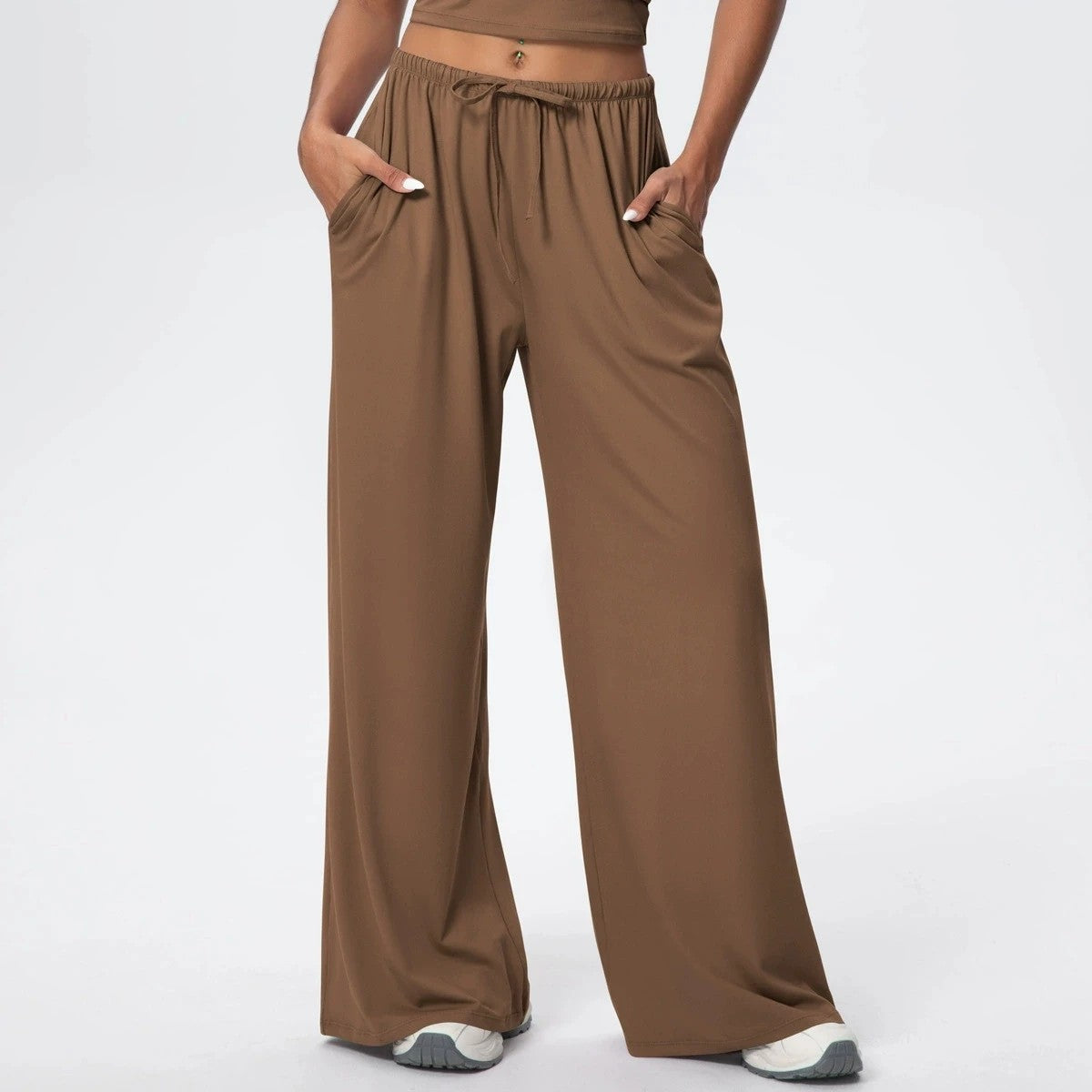 Cloud9 Wide Leg Pants - Espresso