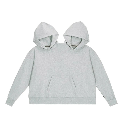 Como Duo Hooded Sweatshirt - Heather Gray