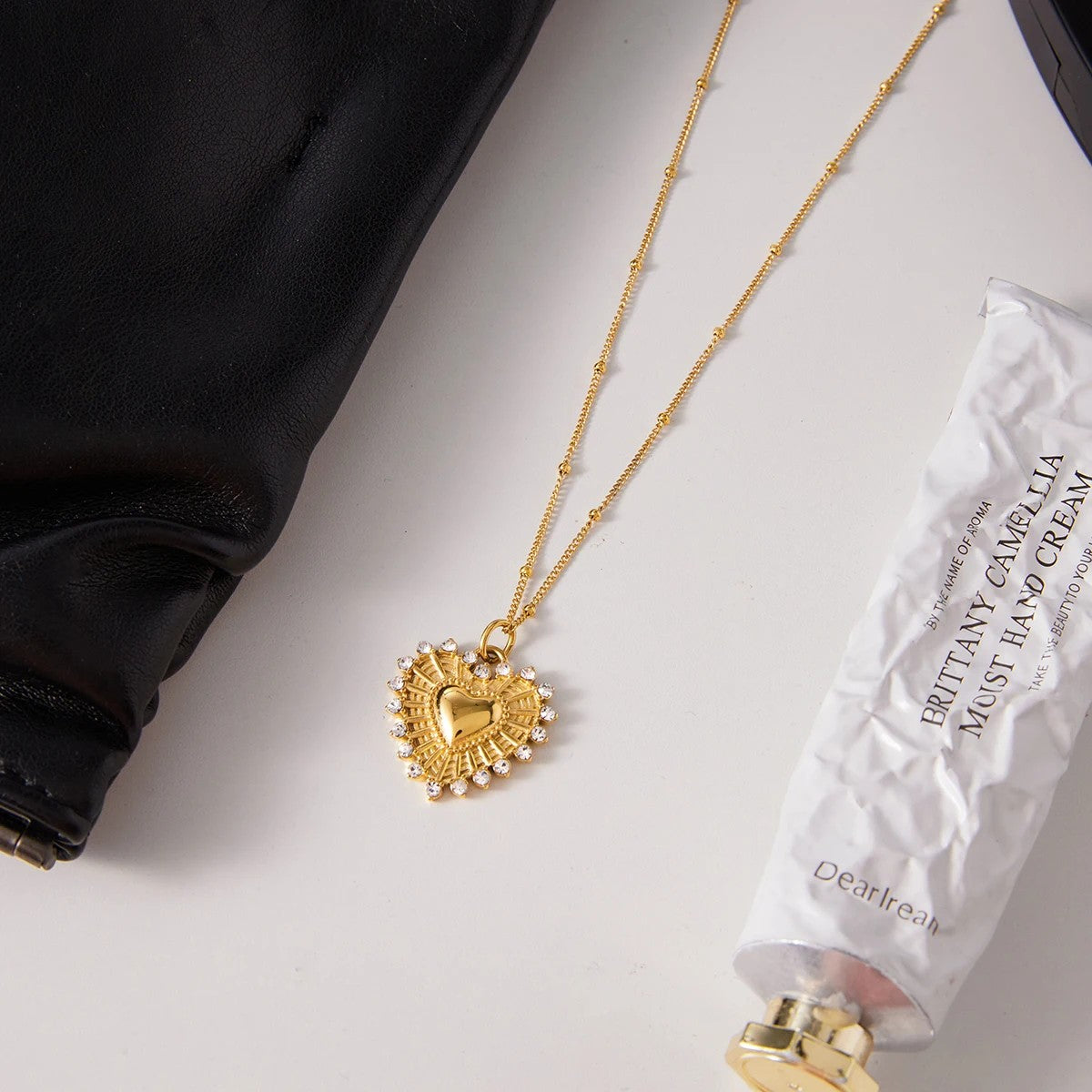 Como Heart Chain Necklace