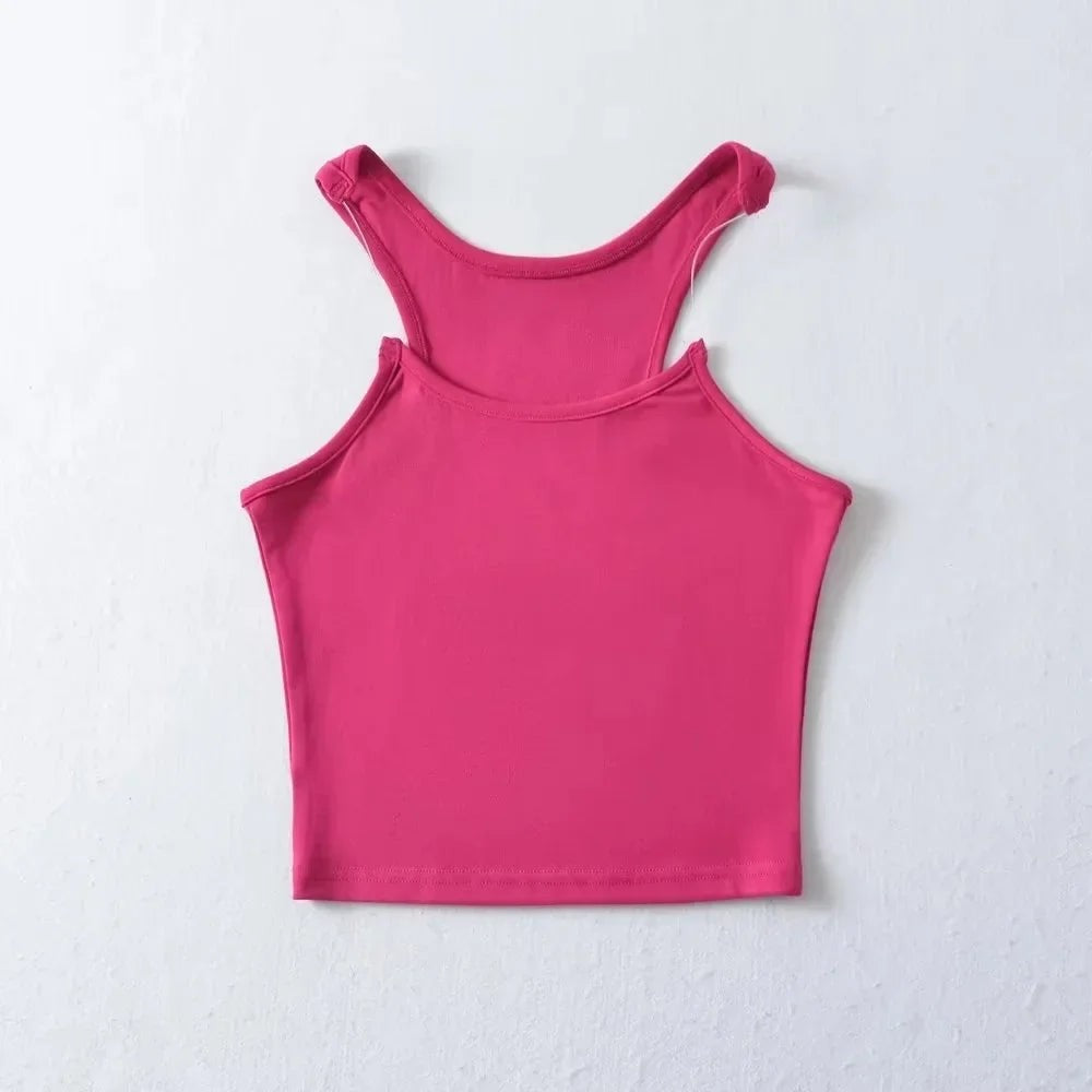Cora Seamless Tank Top - Berry