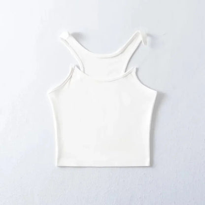 Cora Seamless Tank Top - Ivory