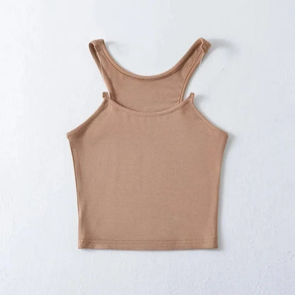 Cora Seamless Tank Top - Sand