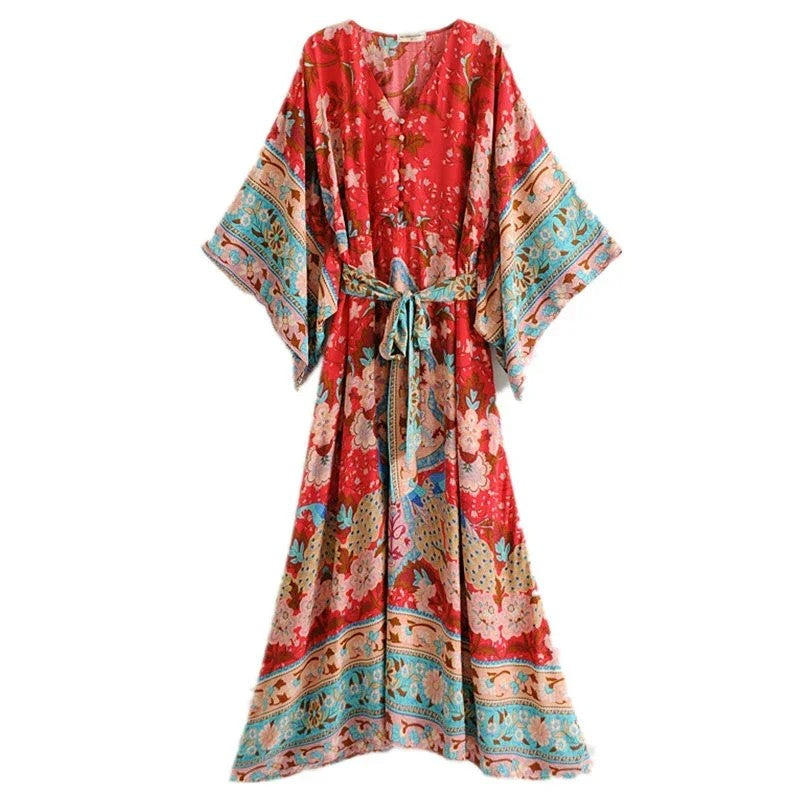 Cordoba Floral Kimono Dress
