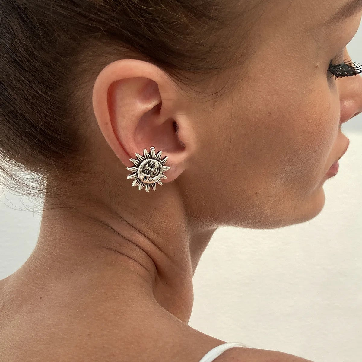 Cordoba Non-Piercing Ear Cuff - Radiant Sun Silver