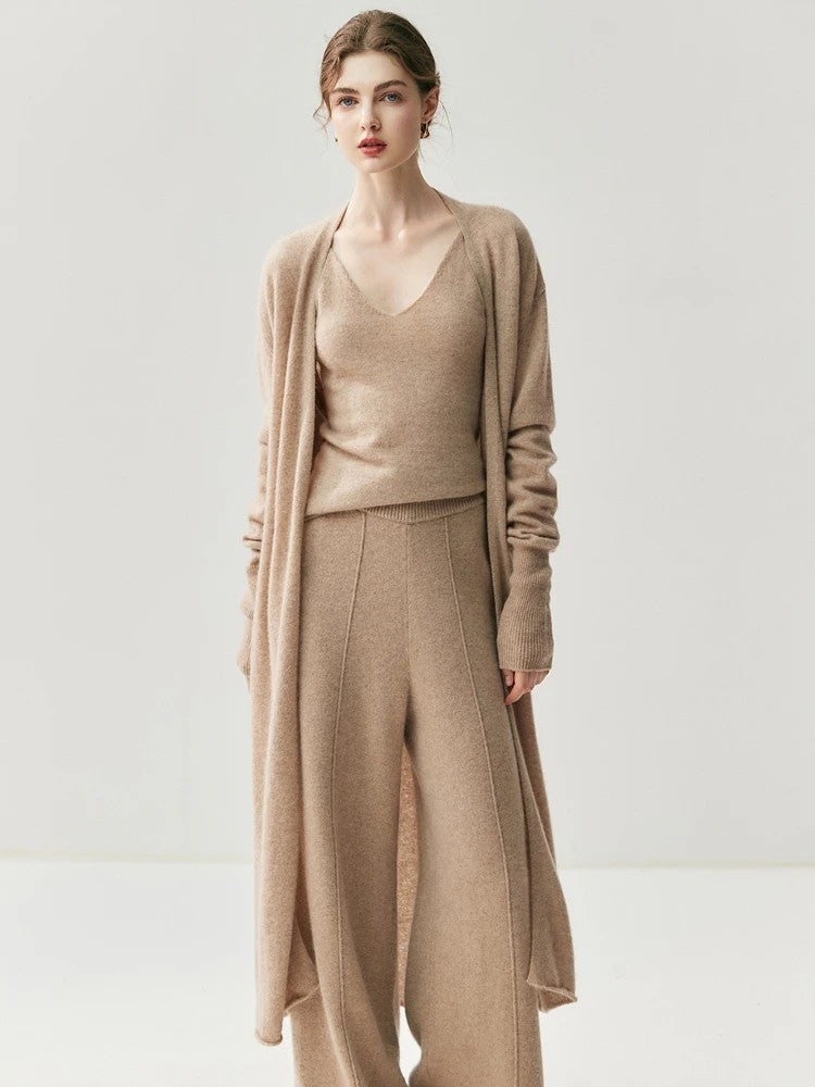 Cortina 100% Cashmere Long Cardigan