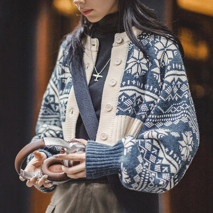 Cortina Fair Isle Knit Cardigan