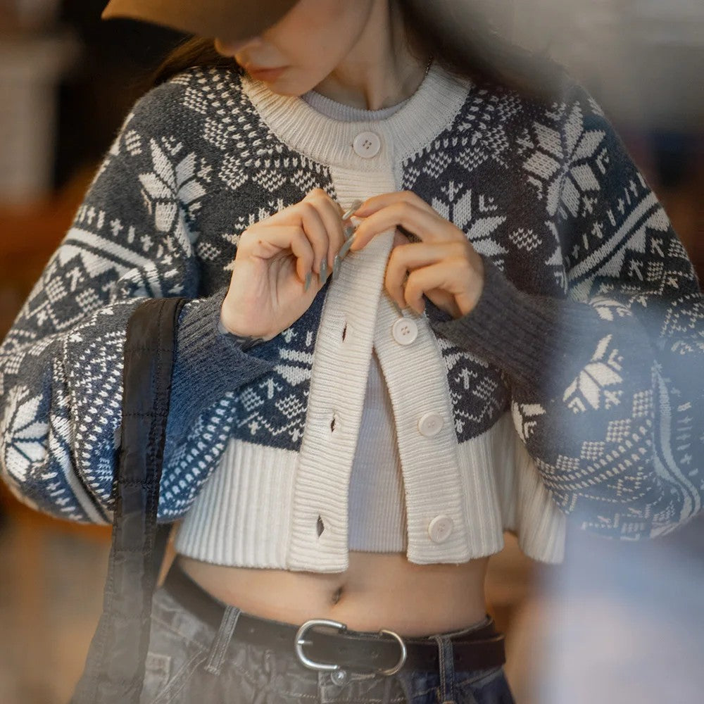 Cortina Fair Isle Knit Cardigan