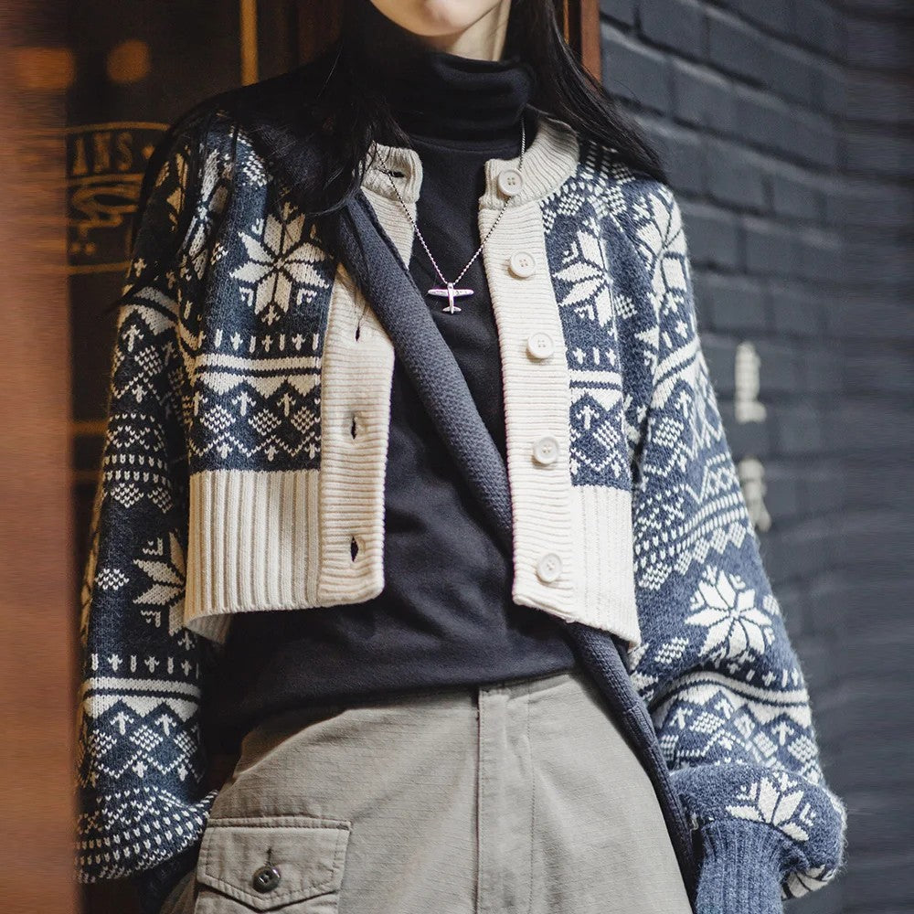 Cortina Fair Isle Knit Cardigan
