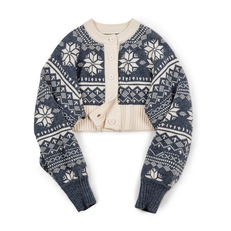 Cortina Fair Isle Knit Cardigan