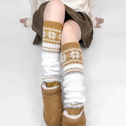 Cortina Fair Isle Leg Warmers