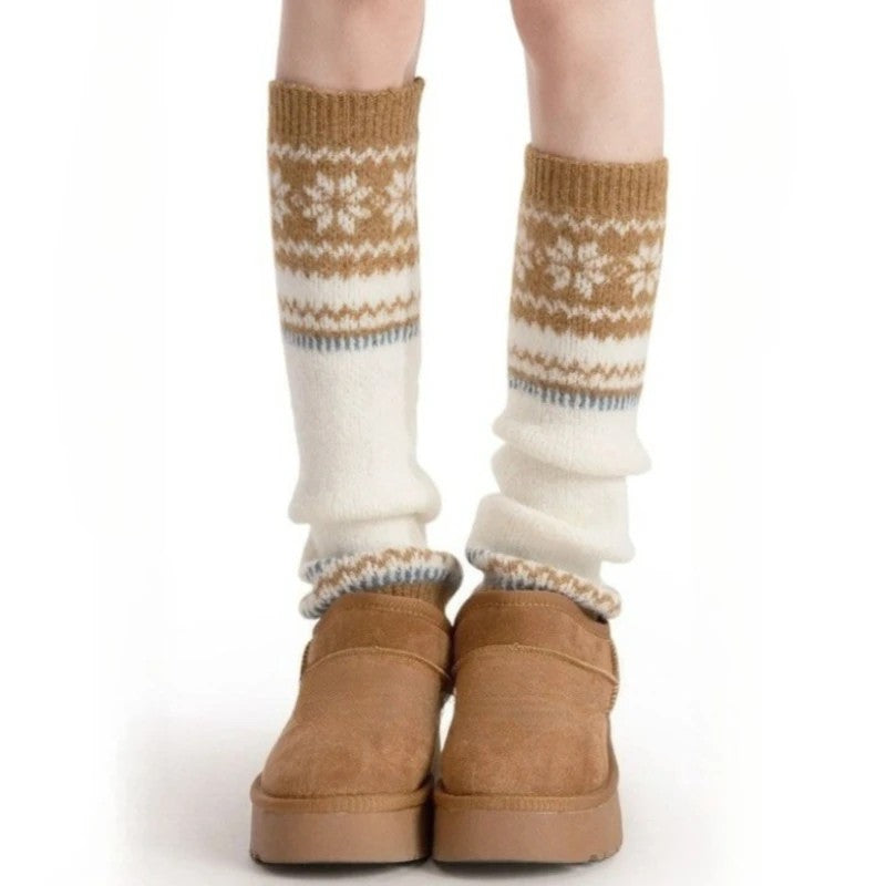 Cortina Fair Isle Leg Warmers
